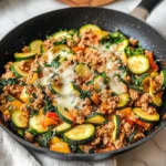 Ground Turkey and Zucchini Skillet