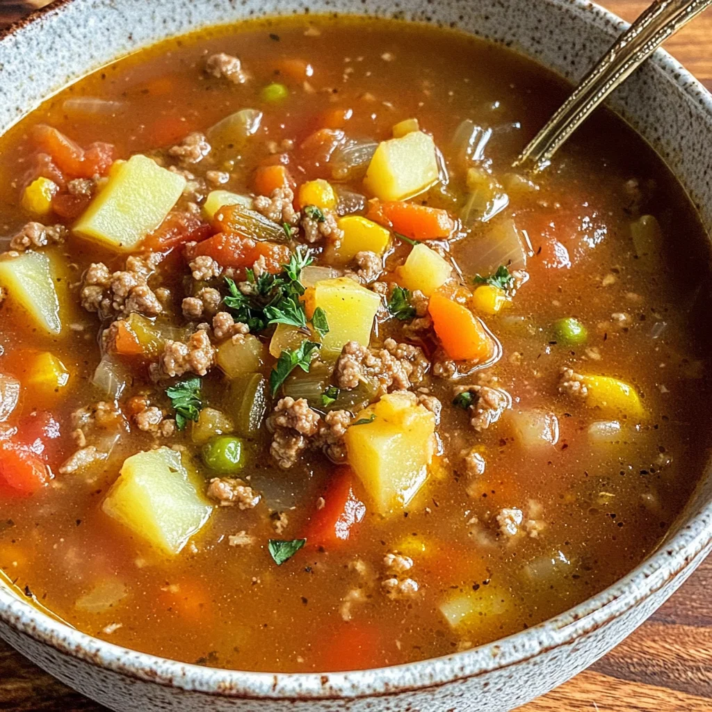 Hamburger Soup