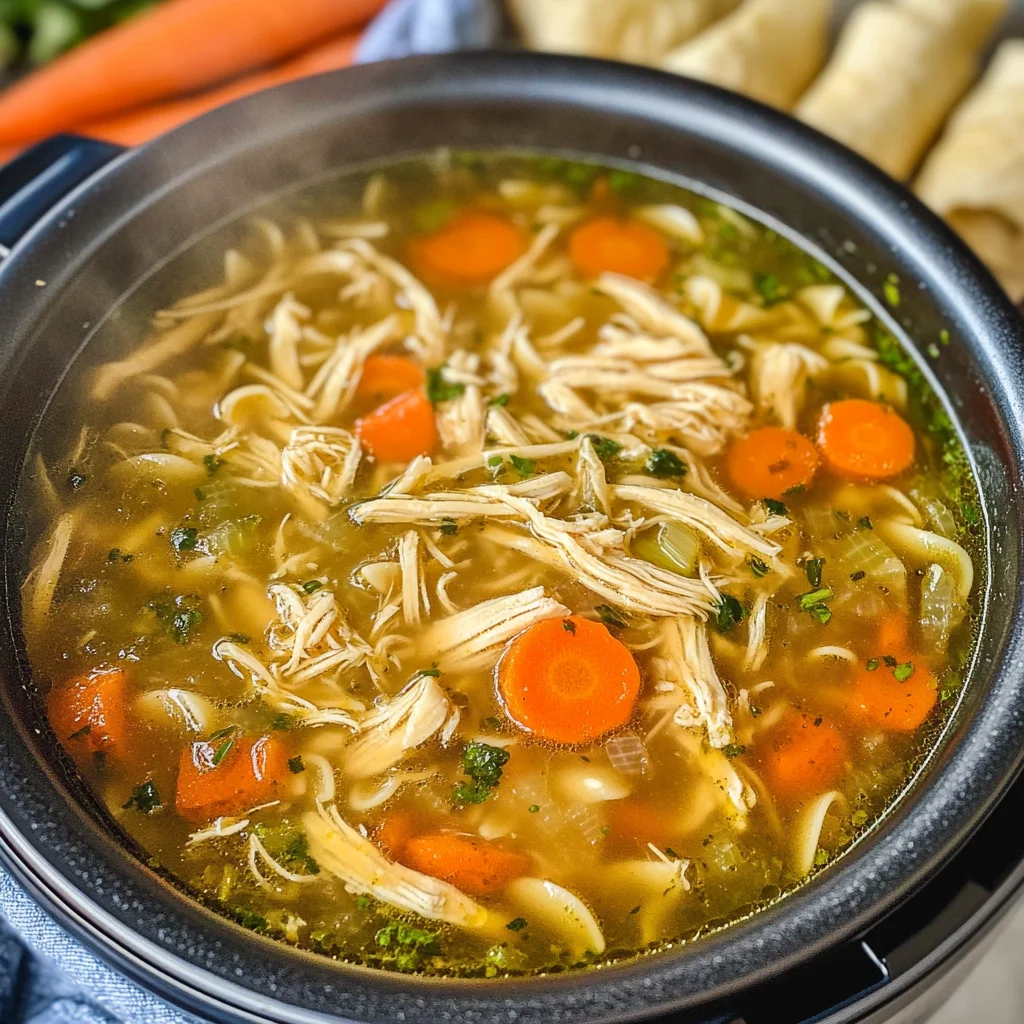Instant Pot Chicken Noodle Soup