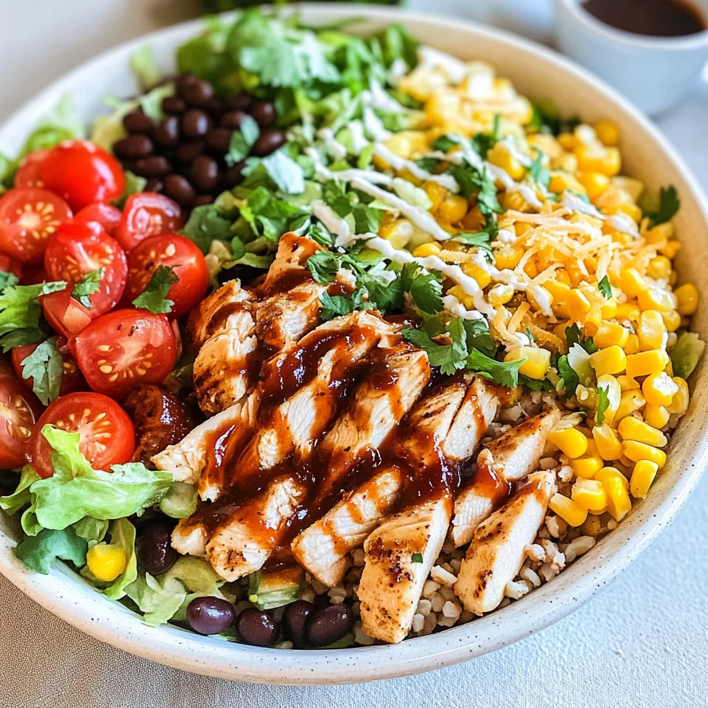 Irresistible High Protein BBQ Ranch Chicken Bowl Recipe