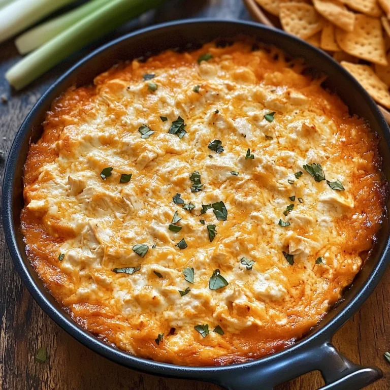 Oven Buffalo Chicken Dip