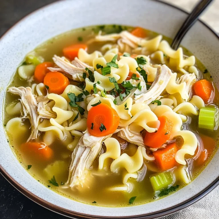 Panera Chicken Noodle Soup Recipe