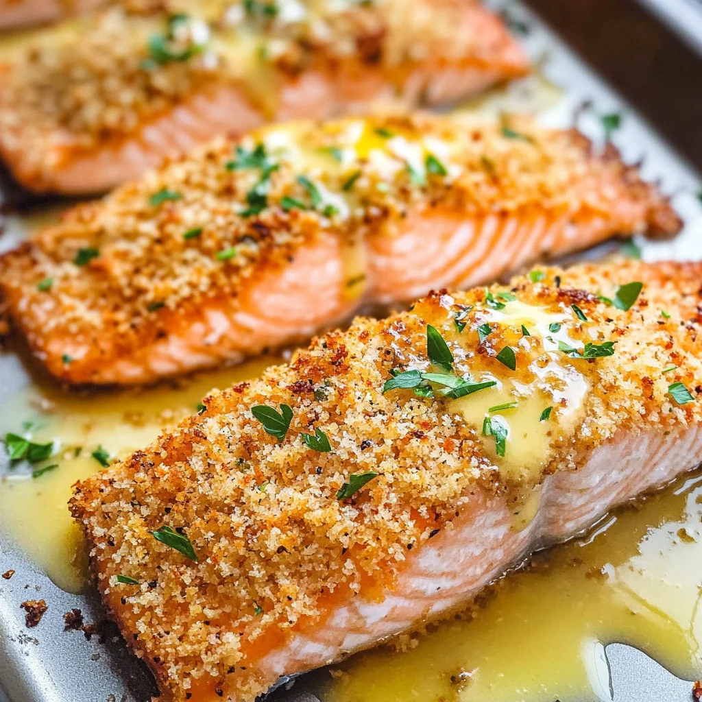 Panko Crusted Salmon