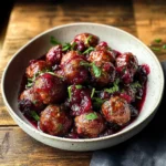 Quick Cranberry Meatballs (Christmas Recipe)