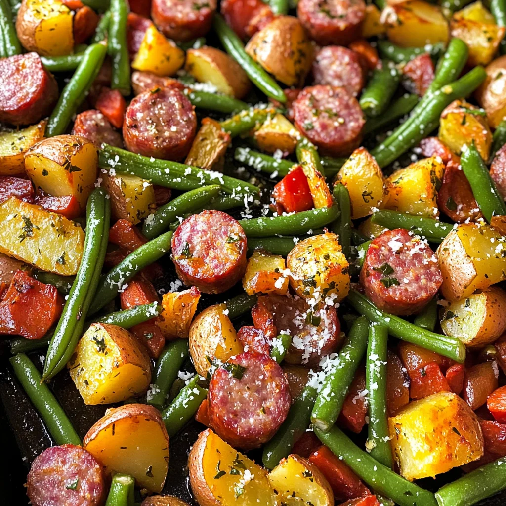 Sheet Pan Sausage and Veggies