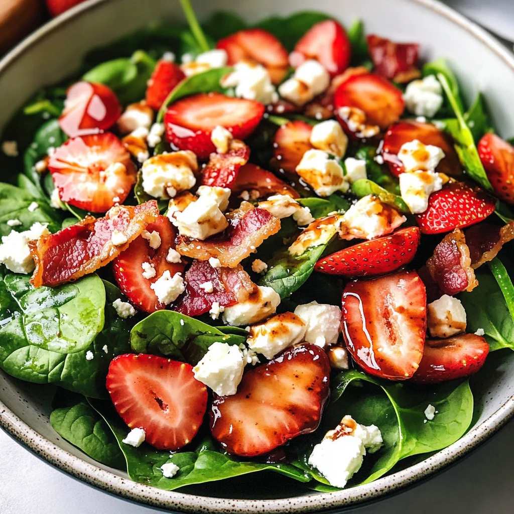 Strawberry Spinach Salad
