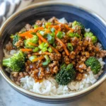Teriyaki Turkey Rice Bowl